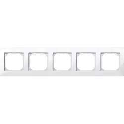 Merten M-PLAN-Rahmen 5f. pws/gl 515519