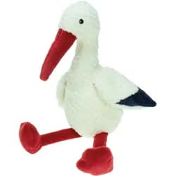 TRÖTSCH - Plüsch Storch gehäkelt 21 cm