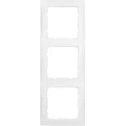 Frame 3gang s1 polar white matt