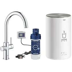 Grohe Spültisch-Einhebelmischer Red Duo chrom, M-Size, mit Boiler