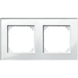 Merten Rahmen Glas 2f.bril/ws 489219