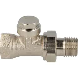 Heimeier Regulux Verschraubung 1/2'' Durchgang mit Entleerung