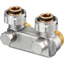 Oventrop Umlenkstück 50 mm Eckform 3/4'' absperrbar