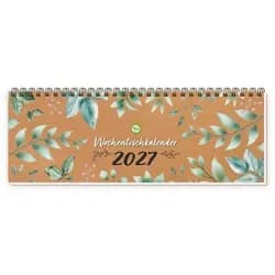 Trötsch Verlag Schreibtischkalender TRÖTSCH - Wochentischkalender Natur 2027