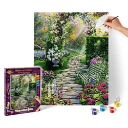 Schipper Malen nach Zahlen Master Premium 40x50cm Mein schöner Garten 609130804