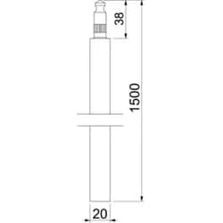 OBO Staberder 219 20 BP FT/1,5m