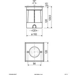 EVN Lichttechnik LED-Bodeneinbauleuchte 679435EVA527