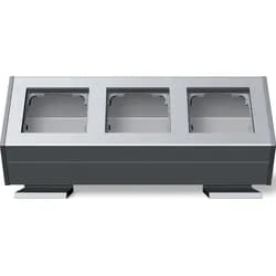 Gira Gehäuse 3-fach alu 119326