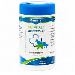 Petvital Feuchttücher für Ohren