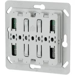 EATON Taster 2-fach, ohne LED 126030 Wandtaster grau