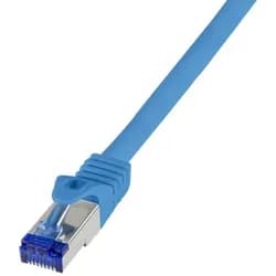 LogiLink C6A066S Netzwerkkabel Blau 3 m Cat6a S/FTP (S-STP)