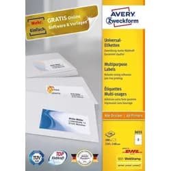 Avery, Etiketten, Universal-Etiketten