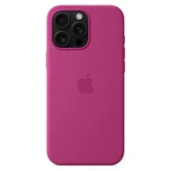 iPhone 16 Pro Max Silicone Case with MagSafe - Fuchsia