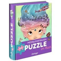Oetinger Puzzle Meerjungfrauen. Puzzle im Buch. 100 Teile, Puzzleteile