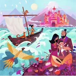 Ravensburger Puzzle 64 Teile Kinder Puzzle Tales around the World Märchen 12004212, Puzzleteile