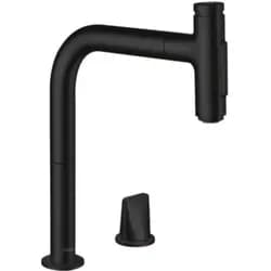 Hans Grohe Hansgrohe Metris Select M71 2-Loch Einhebel-Küchenmischer mit Ausziehbrause