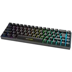 Deltaco DK440R Gaming Tastatur kabellos, Schwarz