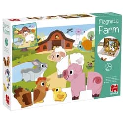 Jumbo Spiele Puzzle GOULA - Der magnetische Bauernhof, Puzzleteile