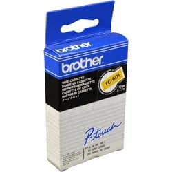 Brother TC-Beschriftungsband 12 mm x 7,7 m schwarz, 1.2 cm