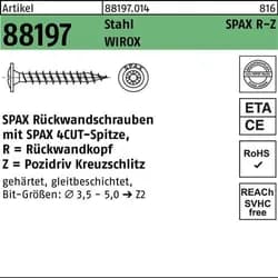 SPAX® Universalschrauben Z2 3,5x17 3000 St.