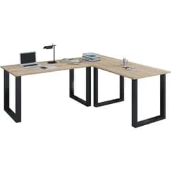 VCM Eck-Schreibtisch LONA - B/H/T ca. 190.00x76.00x50.00