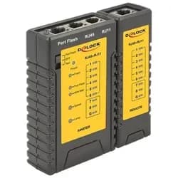 Cable Tester RJ45 / RJ12 + Portfinder