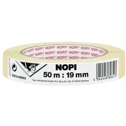NOPI Kreppband 19 mm x 50 m beige