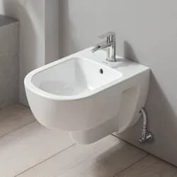 Duravit D-Code Wand Bidet, weiss Hochglanz 2723150000