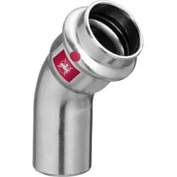 VIEGA Bogen I/A 45° Prestabo Stahl verzinkt 54mm