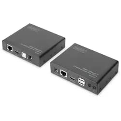 Digitus 4K HDMI HDBaseT™ 2.0 KVM Extender Set, 100 m