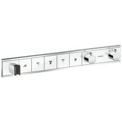 Hansgrohe RainSelect, Waschbecken, Chrom, Weiß - Weiß