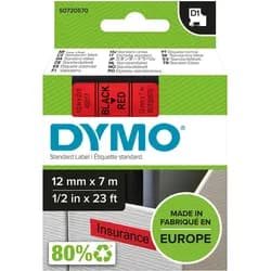 DYMO Beschriftungsband rot|schwarz