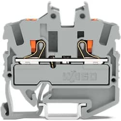 WAGO Mini-Durchgangsklemme 2,5 qmm, gr 2252-1201
