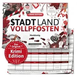 Denkriesen Spiel DENKRIESEN - STADT LAND VOLLPFOSTEN® - CRIME EDITION "Mordslustig."...