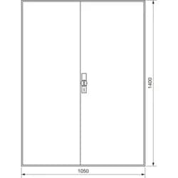 Hager Zählerschrank,universZ ZB54S