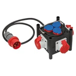 Stromverteiler 1m H07RN-F5G1.5, 3x230V