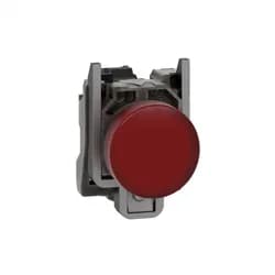 24 v led pilot light body red