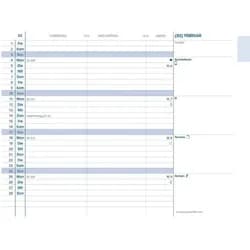 Quo Vadis Wandkalender PLAIN Einlage DE 2027