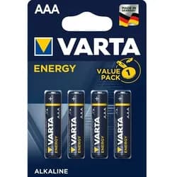 Varta Energy AlMn AAA 1,5V Micro Batterie 4er Blister