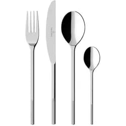 Villeroy & Boch Besteck-Set Afina Besteckset 24tlg, Edelstahl silberfarben