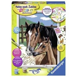 Ravensburger Malen nach Zahlen Ravensburger Malen nach Zahlen Pferde 180x240mm