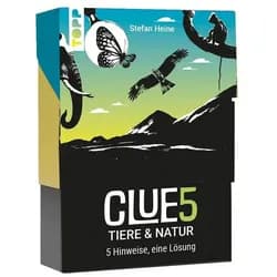 frechverlag Spiel CLUE5 #Tiere. 5 Hinweise, nur eine Lösung. Das Trend-Quiz für deine...