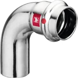 VIEGA Bogen I/A 90° Prestabo Stahl verzinkt 54mm