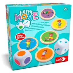 Noris Spiel Kinderspiel Bewegungsspiel Happy Move Würfel 606012090