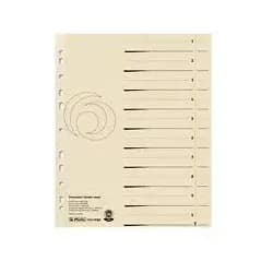 Herlitz 5970009 Trennblatt Karton Braun 50 Stück(e)