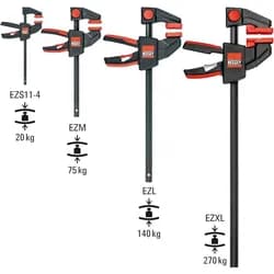 Einhand-Zwinge EZXL 600x90mm