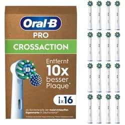 ORAL-B Aufsteckbürsten Pro CrossAction 16er FFU weiß