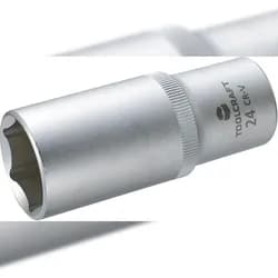 TOOLCRAFT 816187 Außen-Sechskant Steckschlüsseleinsatz 24 mm 1/2" (12.5 mm)