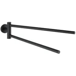 WENKO Handtuchhalter Bosio, mit 2 Handtuchstangen silberfarben