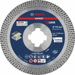 Bosch Expert HardCeramic X-LOCK Diamanttrennscheiben 115 x 22,23 x 1,4 x 10 mm - 2608900657